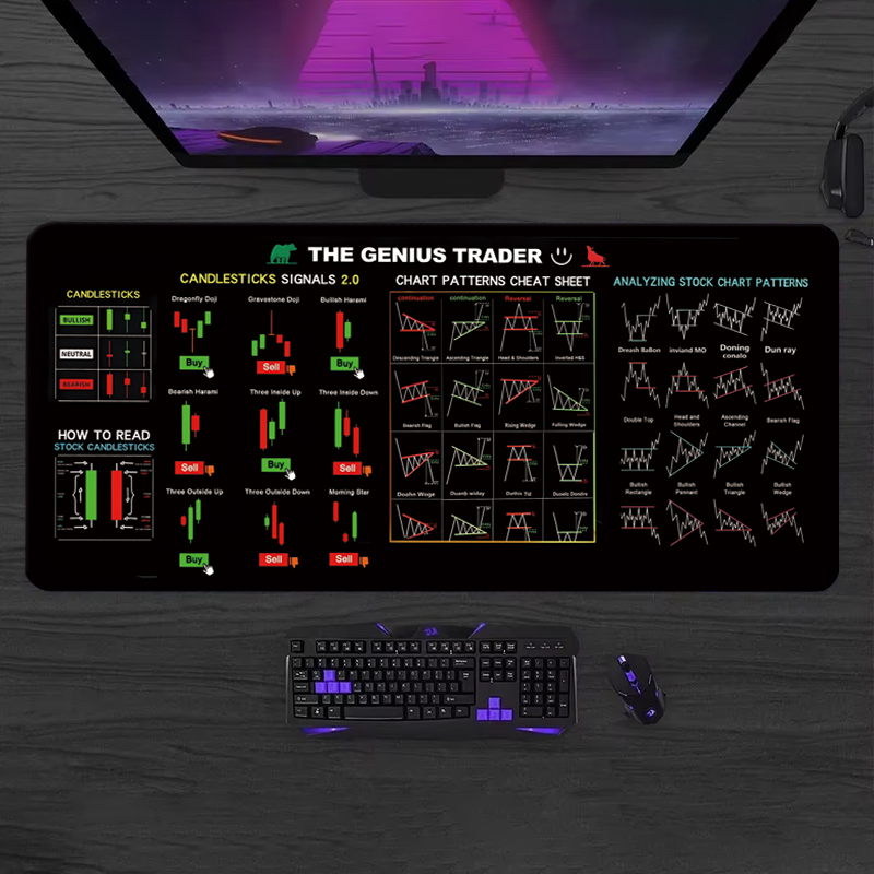 Desk Setup Cozy - Кожаный коврик для мыши EXCO Stock