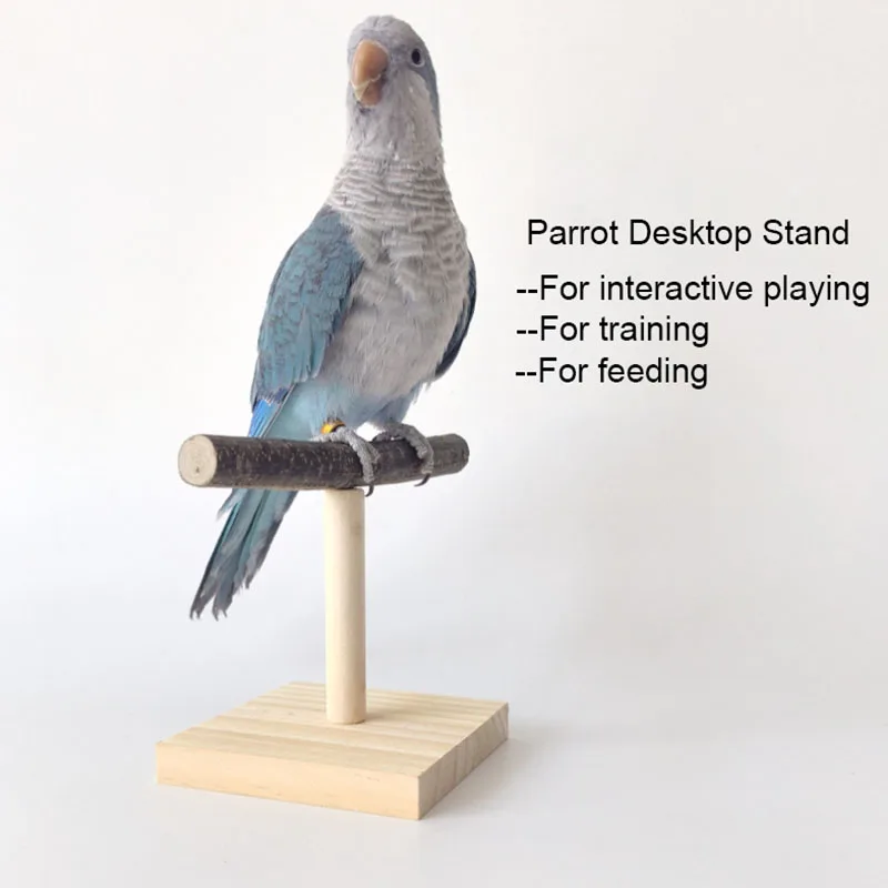 Desk Setup Wood - Натуральная настольная подставка для домашних животных,