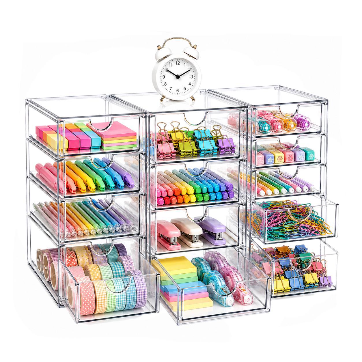 3 шт. прозрачных акриловых ящи – обзор и цена Drawer Organizer Bamboo