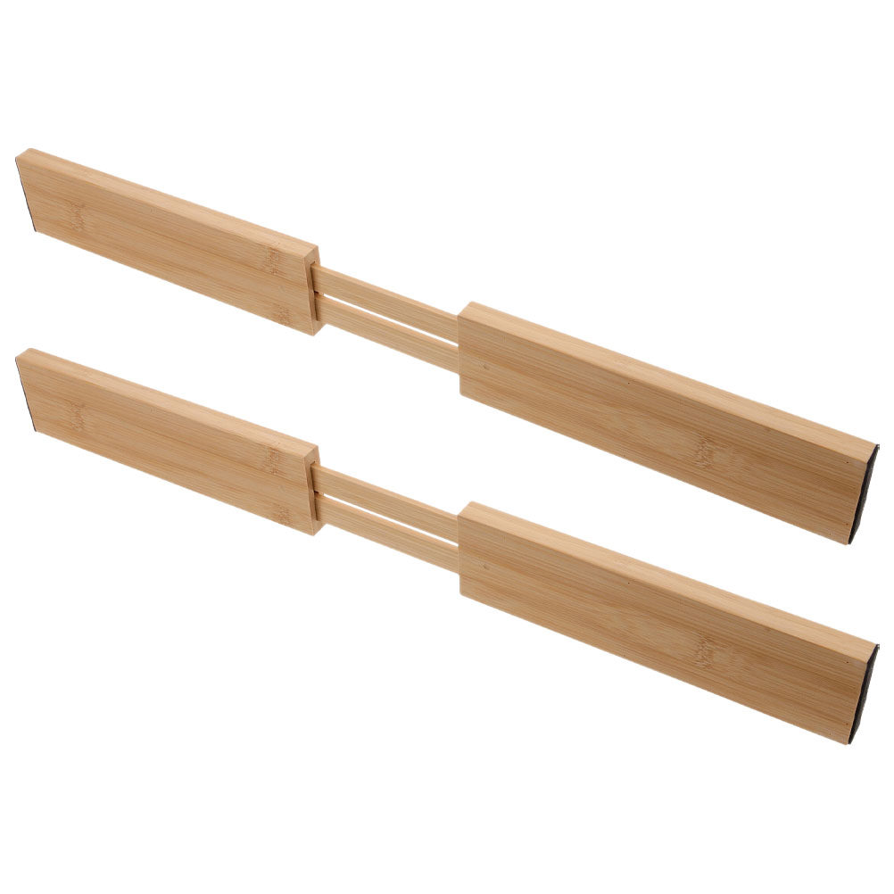 Набор из 2 бамбуковых разделит – обзор и цена Drawer Organizer Bamboo