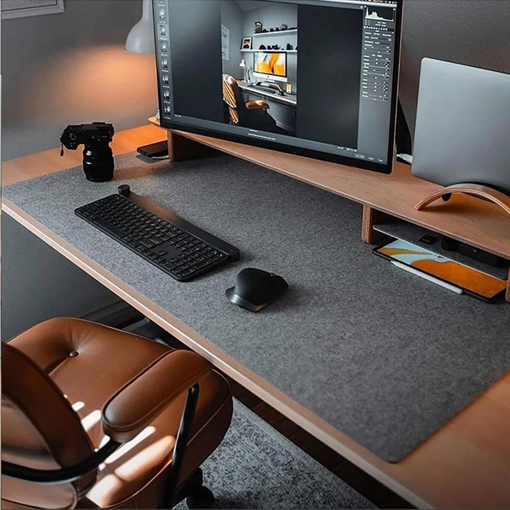 Фетровый настольный коврик, ко – обзор и цена Desk Setup Cozy