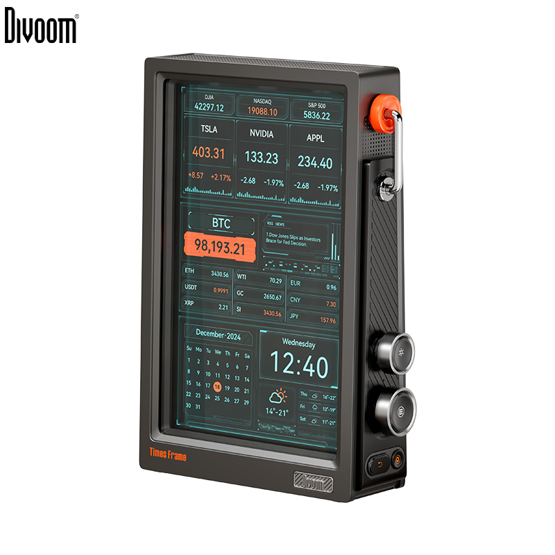 Умные цифровые часы Divoom Tim – обзор и цена Desk Setup With Speakers