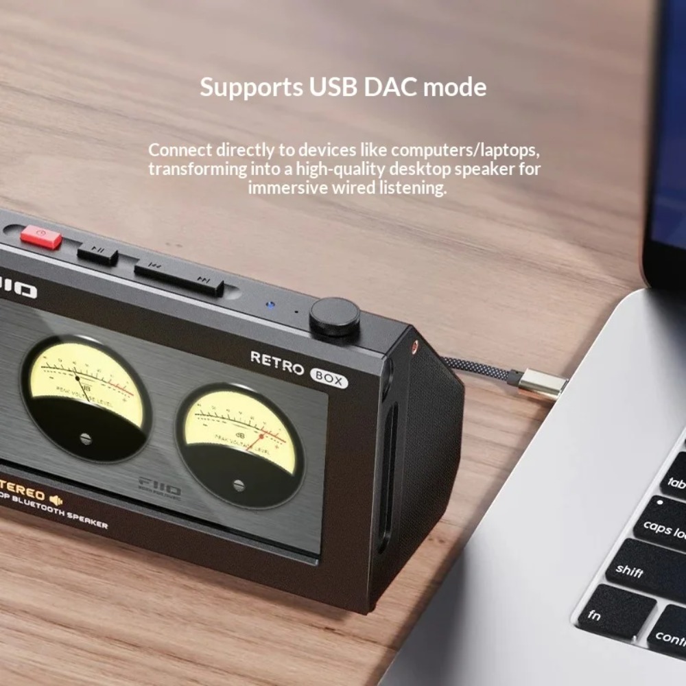 FiiO RETRO BOX: Bluetooth-коло – обзор и цена Desk Setup With Speakers