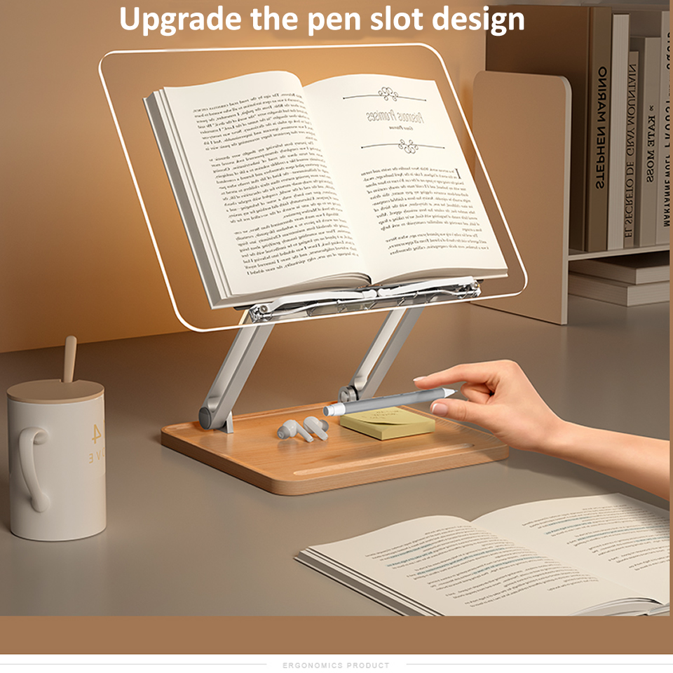 Деревянная подставка для чтени – обзор и цена Desk Setup Wood