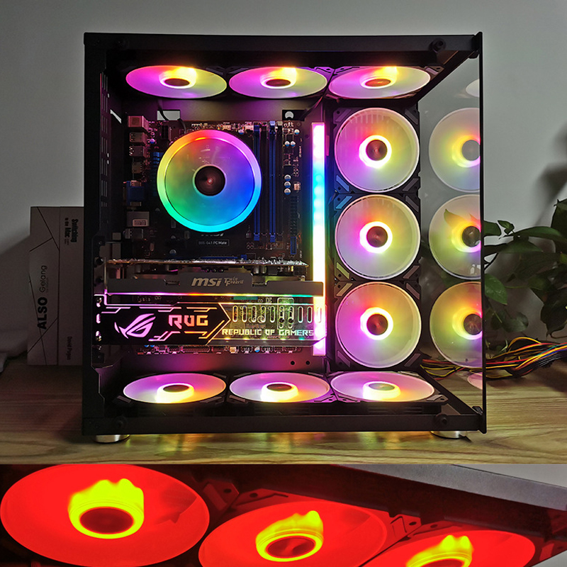 Вентилятор корпуса ARGB 120 мм – обзор и цена Desk Setup Light